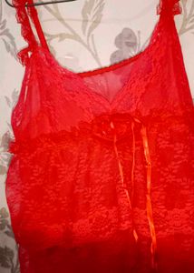 Red Lace Sleep Over