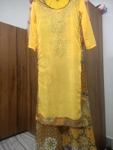 Frock Kurta, Legging With Dupatta Suit