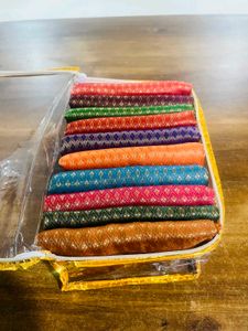 10 Psc Unstitched Blouse Piece Material 1 Mtr Each