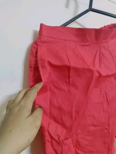 Coral Red Kurta Dupatta Set