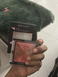 Swiss Beauty Blusher &amp; Highlighter 2 In 1