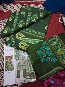 Beautiful Pakistani Unstriched Dress Metirial