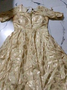 Elegant Gold Dress