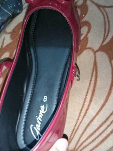 Red Patent Leather Ballet Flats