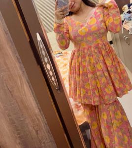 Cotton Sharara Kurti