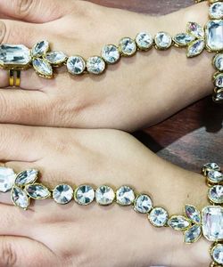 Statement Kundan Hand Harness