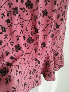 Charcoal Short Pink Dress