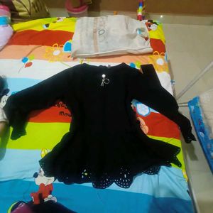 Black Pemplum Top