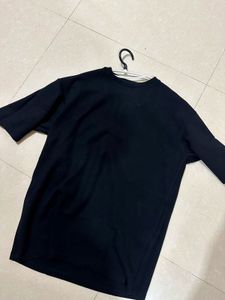 H&M Black Oversized T-Shirt
