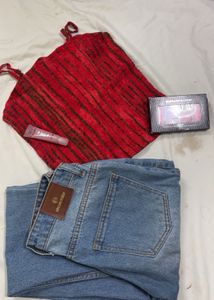 Crop Tank Top With Adjustable Srips