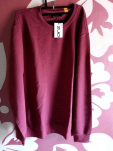Burgundy Knit Sweater
