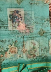 Floral Print Saree