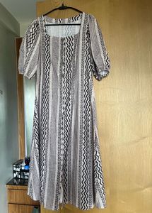 Striped Midi Dress/Unused