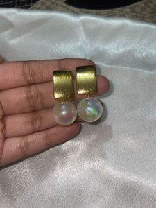 Statement Pearl Drop Earrings