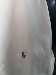 Ralph Lauren Solid White Shirt