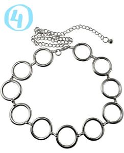 Pinteresty y2k silver waist chain/belt