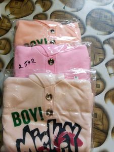 Combo of 3 SETS Cute Baby & Kids Clothing
