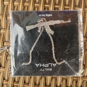 AK-47 Silver Chain