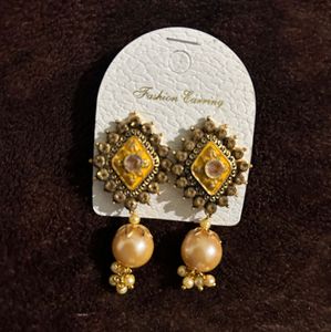 Yellow Earrings