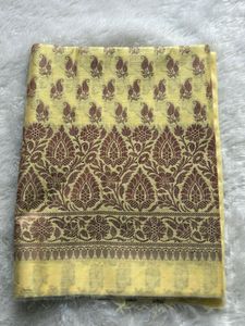 Premium Banarasi unstitched Suit with dupatta