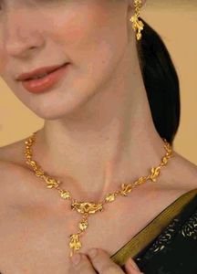 Golden Necklace And Earrings Combo Pack