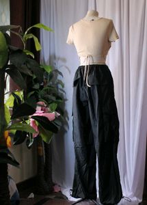 Imported Parachute Baggy Adjustable Pants