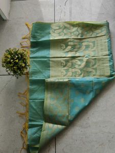 Seagreen Brocade Dupatta In Unused Condition