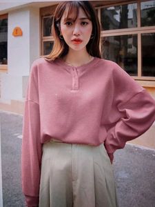 Pink Ribbed Long Sleeve Top