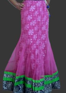 Pink Fish cut lehenga