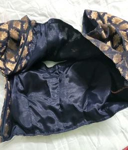 Ethnic Brocade Saree Blouse