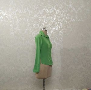 Vintage Green Button-Down Shirt