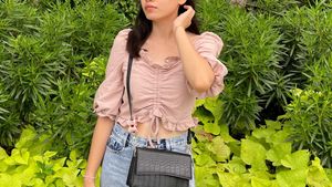 Peach Crop Top