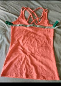 Neon Pink Strappy Tank