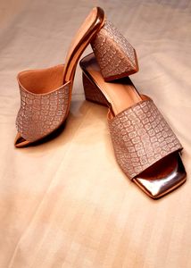 Beautiful Trendy Triangle Heels With Unique Shine