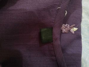 Embroidered 🌸 Purple kurta Set💜🌟