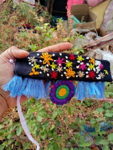 Handmade Febric Embroidery Chocker