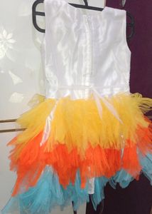 (1-2.5 Yr)Rainbow Frock for Babygirl
