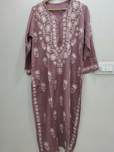 Chikankari Kurta And Palazzo