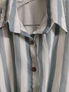 Blue Stripe Top