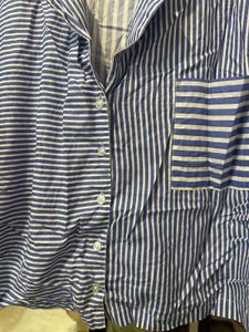 Striped Blue &amp; White Shirt