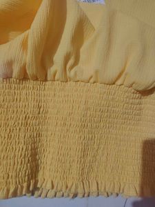 Yellow Casual Women's Top