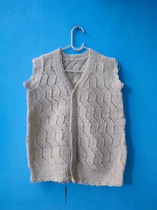 Vintage hand knitted winter Vest