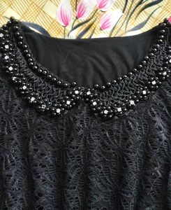 Black Lace Long Sleeve Dress