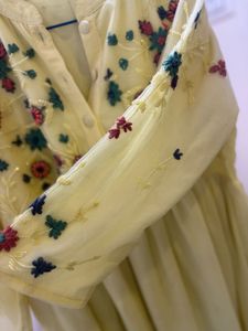 Yellow Embroidered Dress