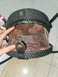 Combo of 2 Rattan Sling Bags