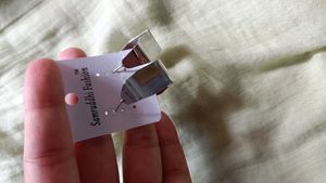 Square Silver Earrings