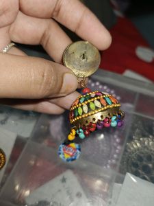 Multi Colour Jhumka