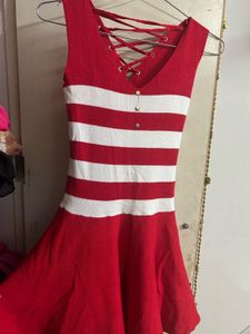 RED CUTE DRESS
