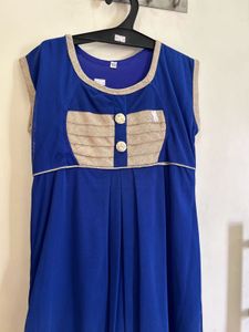 Blue Sleeveless Dress