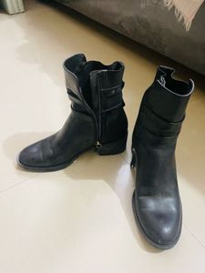 Zara Black Ankle Boots